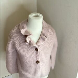 Zara Soft Pink Kids Knit cardigan